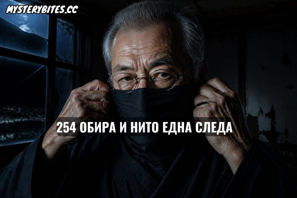 Как този възрастен мъж успя да надхитри биологичните закони, камерите за наблюдение и съвременните технологии, за да задигне близо 30 милиона йени? И дали неговият двойствен живот е бил просто търсене на бързи пари, или краен, мълчалив бунт срещу застаряващото общество на Япония?