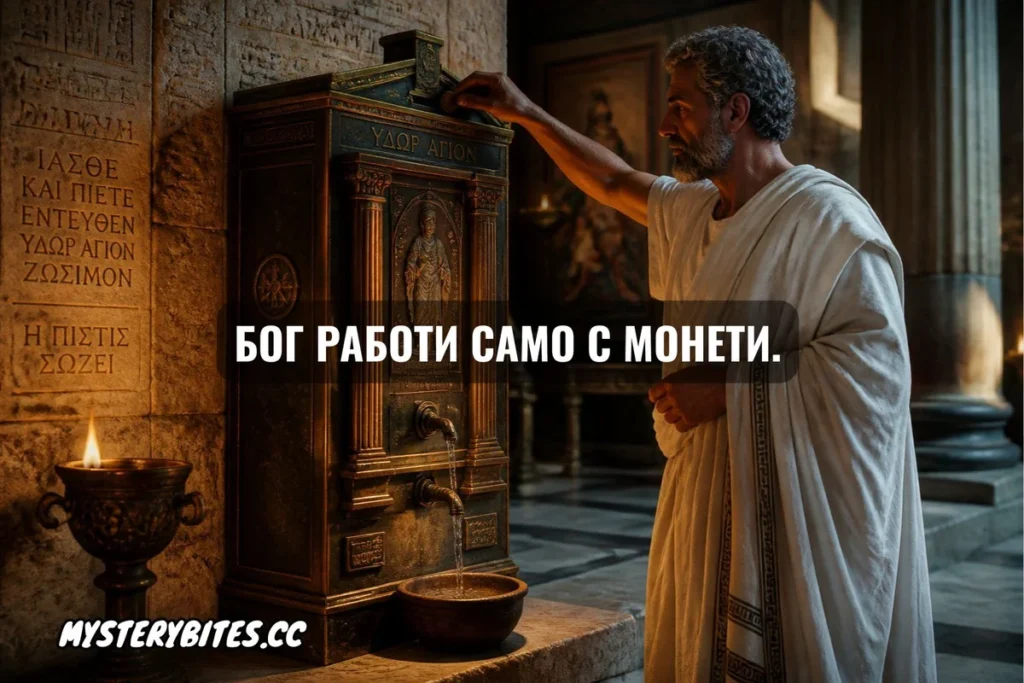 Бог работи само с монети.