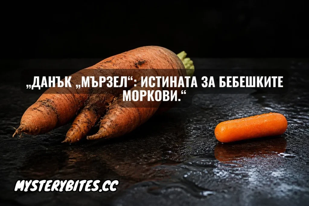 „Данък „Мързел“: Истината за бебешките моркови.“