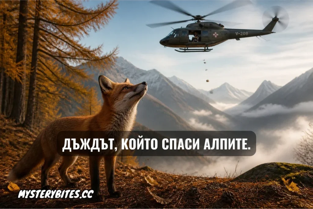 Дъждът, който спаси Алпите.