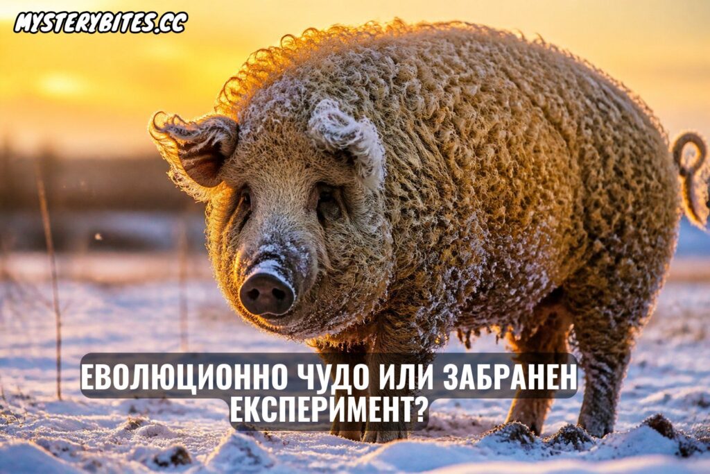 Насред ледения ад на замръзналата унгарска степ се движи странно стадо. Животните носят дебела, къдрава вълна досущ като овце, но под руното се крият мощни зурли, интелигентен поглед и дълбоко грухтене.