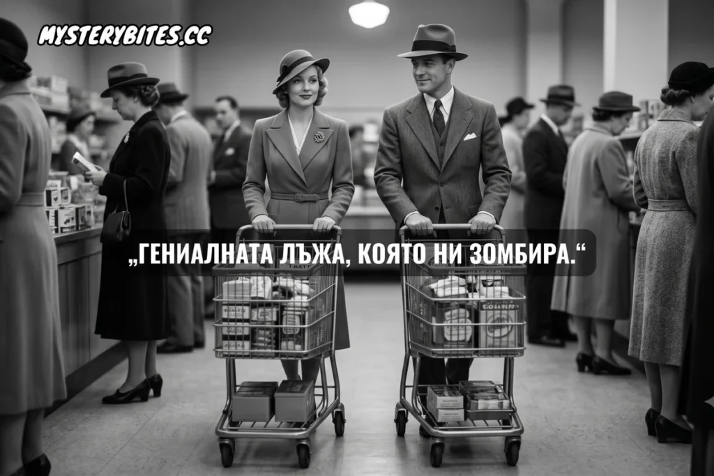 „Гениалната лъжа, която ни зомбира.“