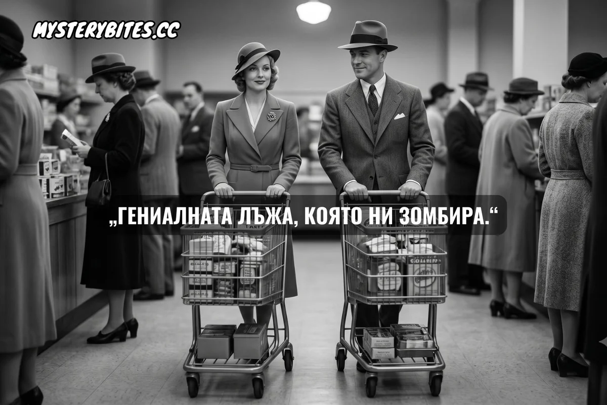 „Гениалната лъжа, която ни зомбира.“