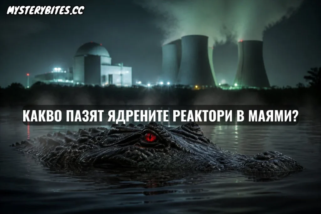 Когато инженерите на АЕЦ „Търки Пойнт“ проектират стотици мили охладителни канали с радиоактивна вода, те дори не подозират, че строят най-примамливия Рай на планетата. И докато местните жители десетилетия си шепнат за светещи мутанти в тъмното, истинските обитатели пренаписаха законите на оцеляването под самия нос на ядрената мощ. Научете как една чиста механична грешка спаси цял един праисторически вид от окончателно изчезване.