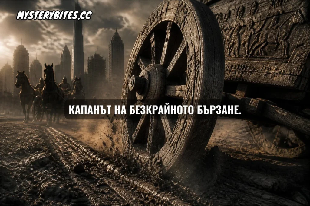 Капанът на безкрайното бързане.