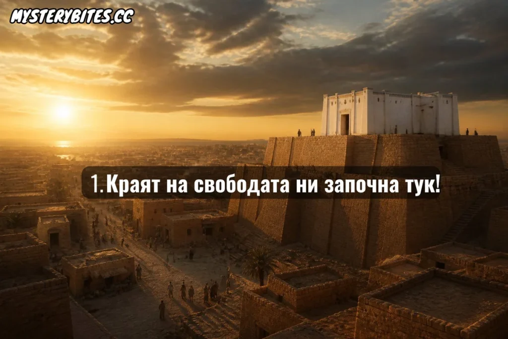 рез 3500 г. пр.н.е. в пустинята на Месопотамия се издига Белият храм в Урук – първият „небостъргач“ на планетата. Но зад това инженерно чудо се крие цинична тайна: храмът е бил данъчна служба, а писмеността се ражда не за поезия, а за счетоводство. Разкриваме как първият град на Земята ни превърна от свободни хора в малки брънки от една гигантска корпоративна машина.