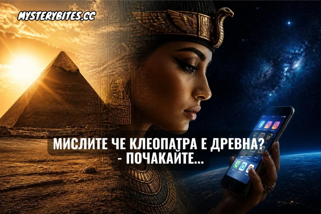Мислите че Клеопатра е древна - почакайте...