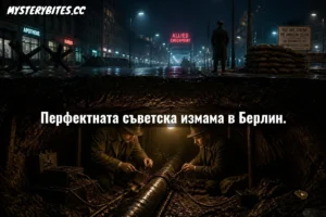 През 1955 г. Операция „Злато“ трябваше да бъде шпионският удар на века – таен тунел под Берлин, свързан директно към съветските военни кабели. Но КГБ знаеше за проекта още преди първата лопата да се забие в калта, благодарение на супер-къртицата си Джордж Блейк.