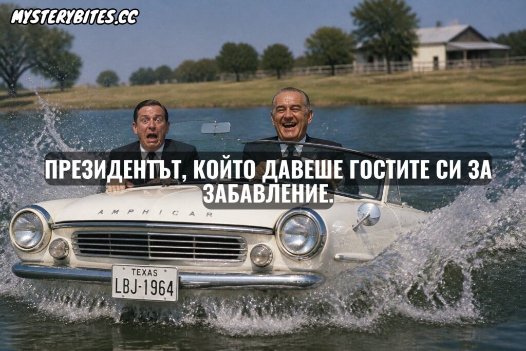 Как бихте реагирали, ако най-влиятелният човек в света ви качи в колата си и изведнъж започне да крещи, че спирачките са отказали, засилвайки се право към дълбокото езеро?