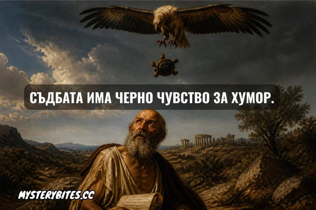 Съдбата има черно чувство за хумор.