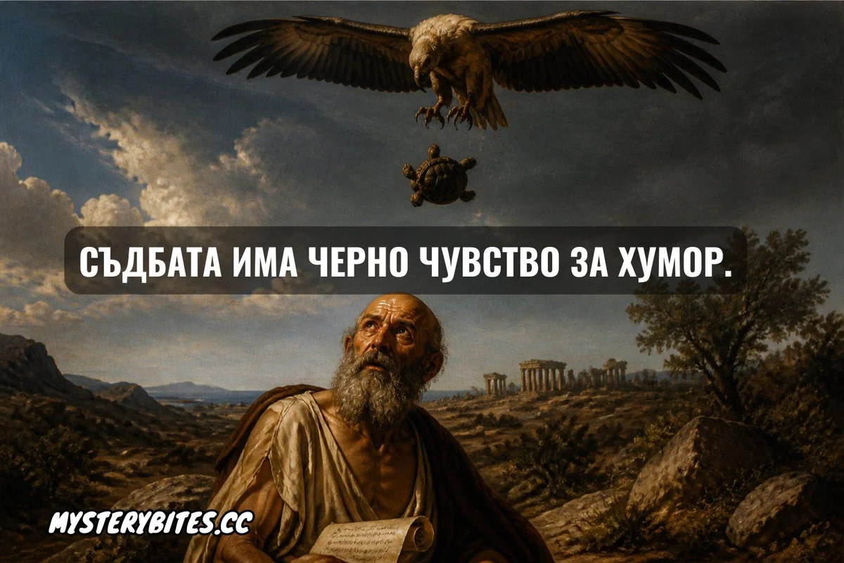 Съдбата има черно чувство за хумор.