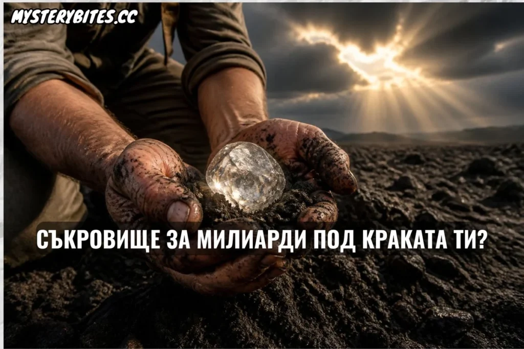 Представете си как вървите по кално поле с евтина пластмасова лопата за десет долара, навеждате се и изравяте съвършен, блестящ бял диамант. Това не е сценарий за филм – точно това се случи наскоро с една обикновена жена, която си тръгна с 3.09-каратово съкровище в джоба.