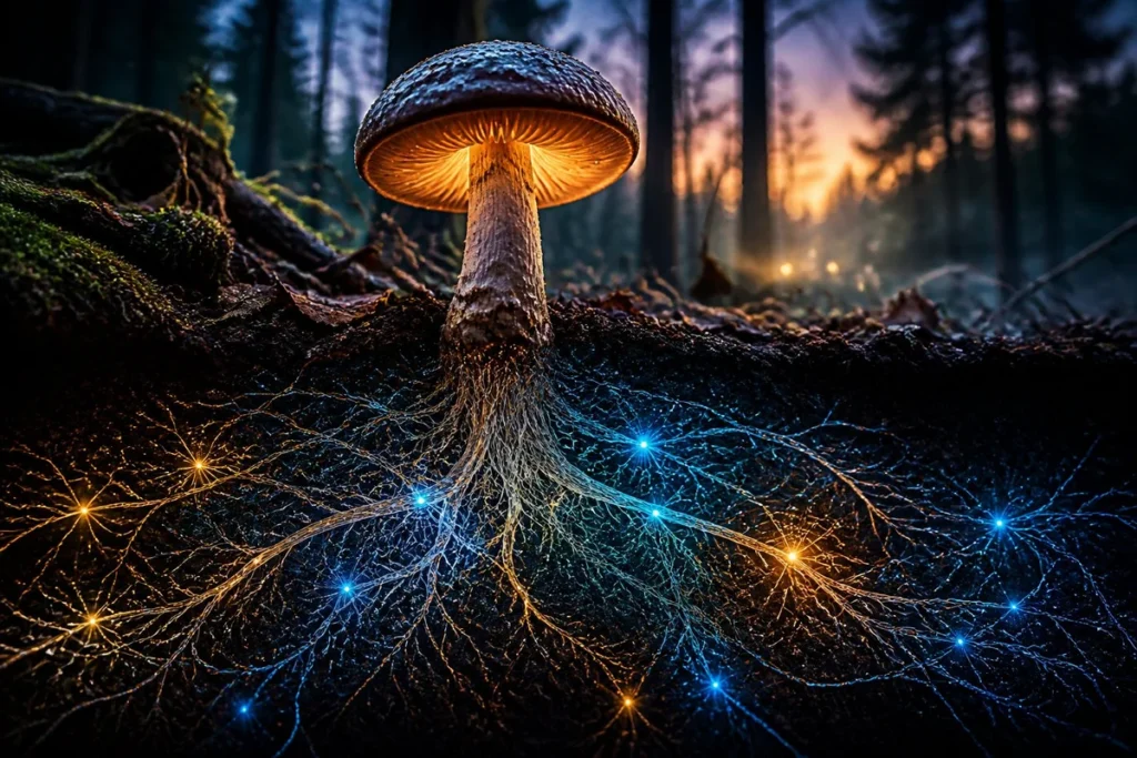 The Secret Language of the Forest: Scientists Discover Mushrooms "Talk" Using a 50-Word Vocabulary!