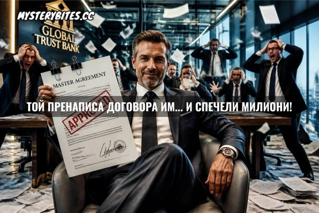 Той пренаписа договора им... и спечели милиони!