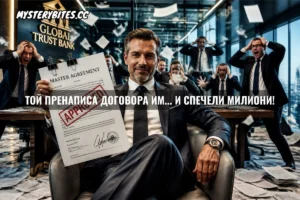 Той пренаписа договора им... и спечели милиони!