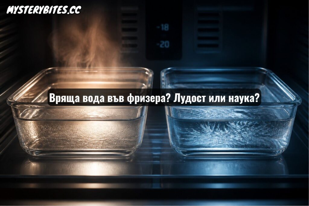 Вряща вода във фризера? Лудост или наука?