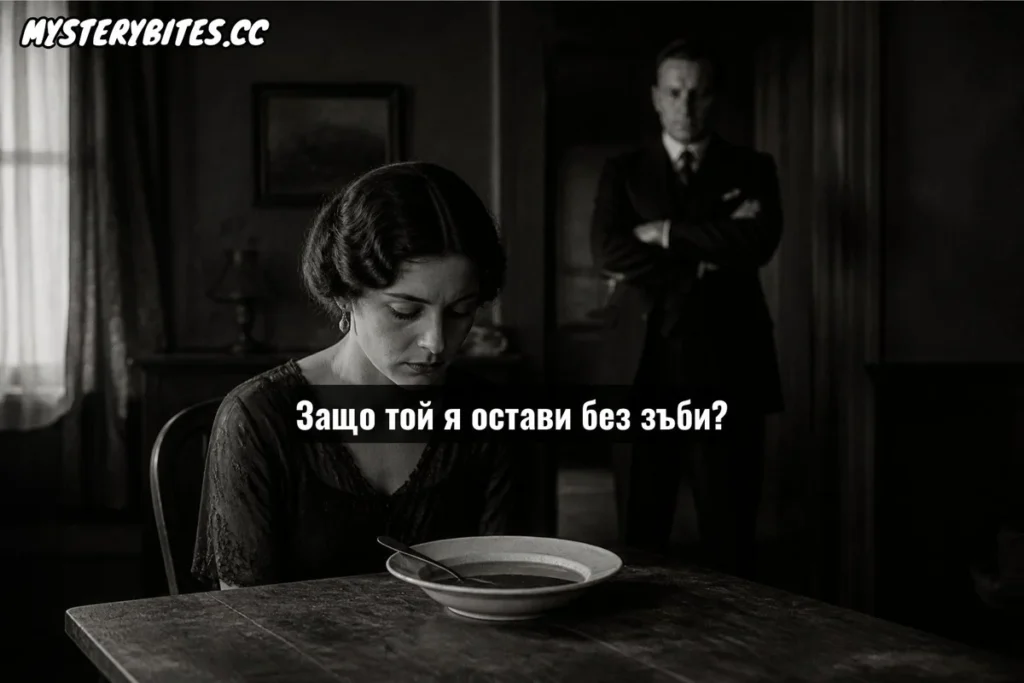 Защо той я остави без зъби?