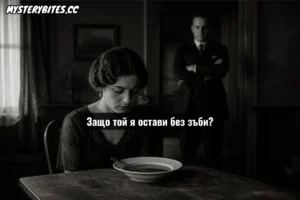 Защо той я остави без зъби?