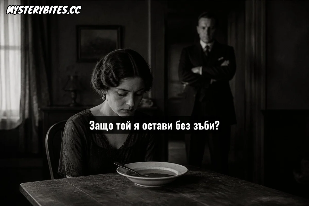 Защо той я остави без зъби?