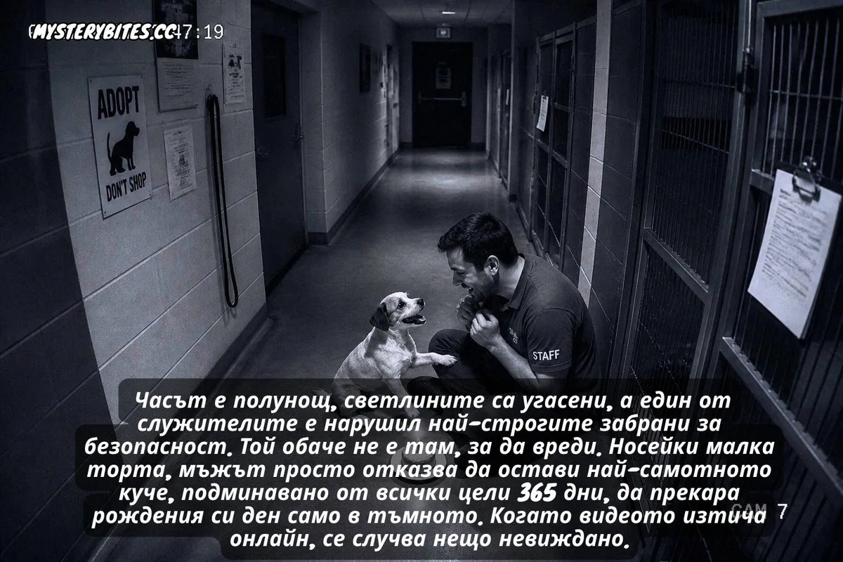 Камерите го уловиха посред нощ в празната клетка. Шефовете му веднага поискаха уволнение...