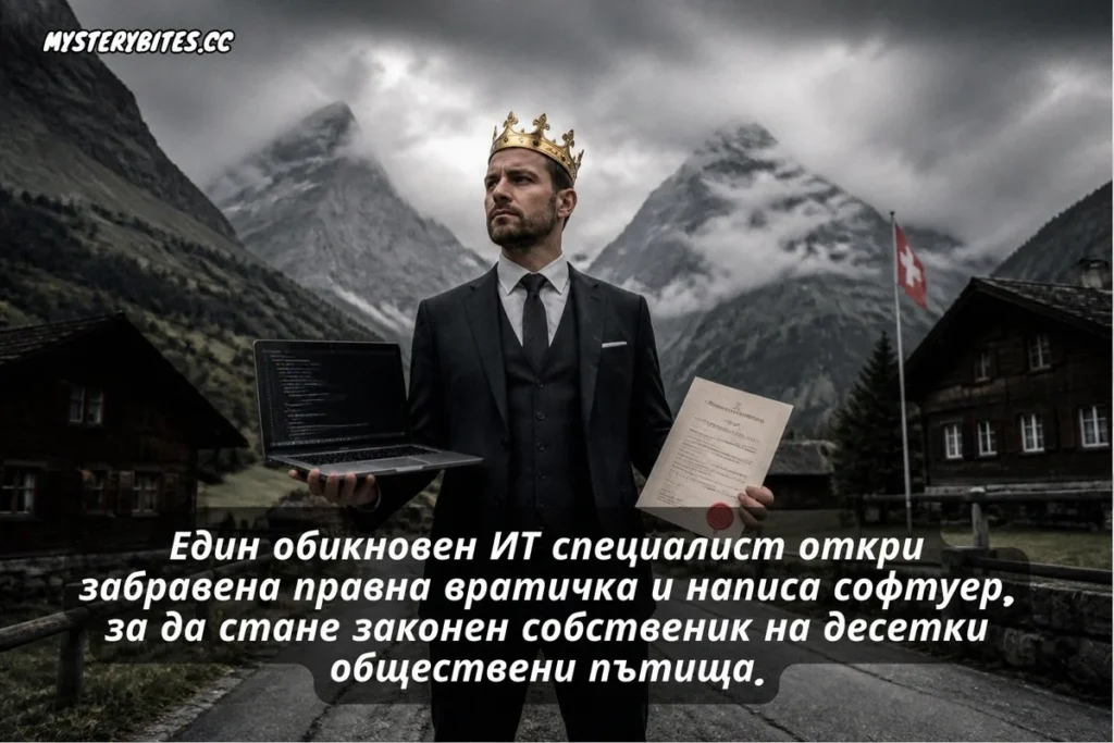 Един обикновен ИТ специалист откри забравена правна вратичка и написа софтуер, за да стане законен собственик на десетки обществени пътища.