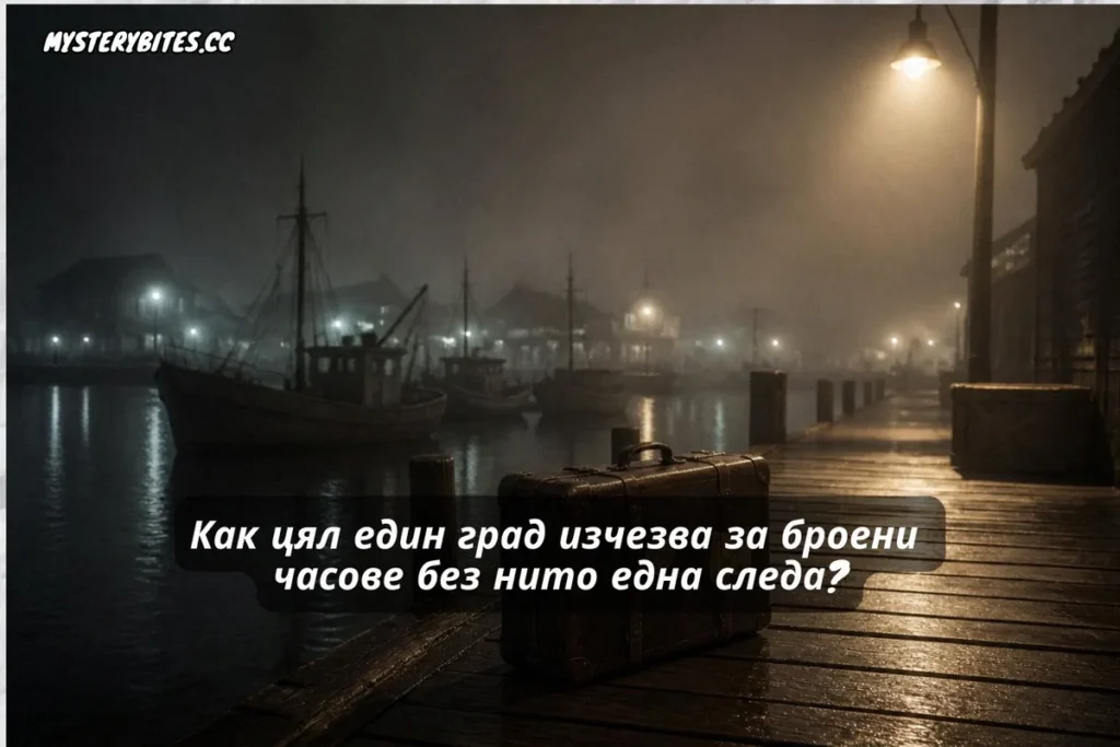 Как цял един град изчезва за броени часове без нито една следа?