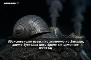 : Единственото известно животно на Земята, което буквално носи броня от истинско желязо!